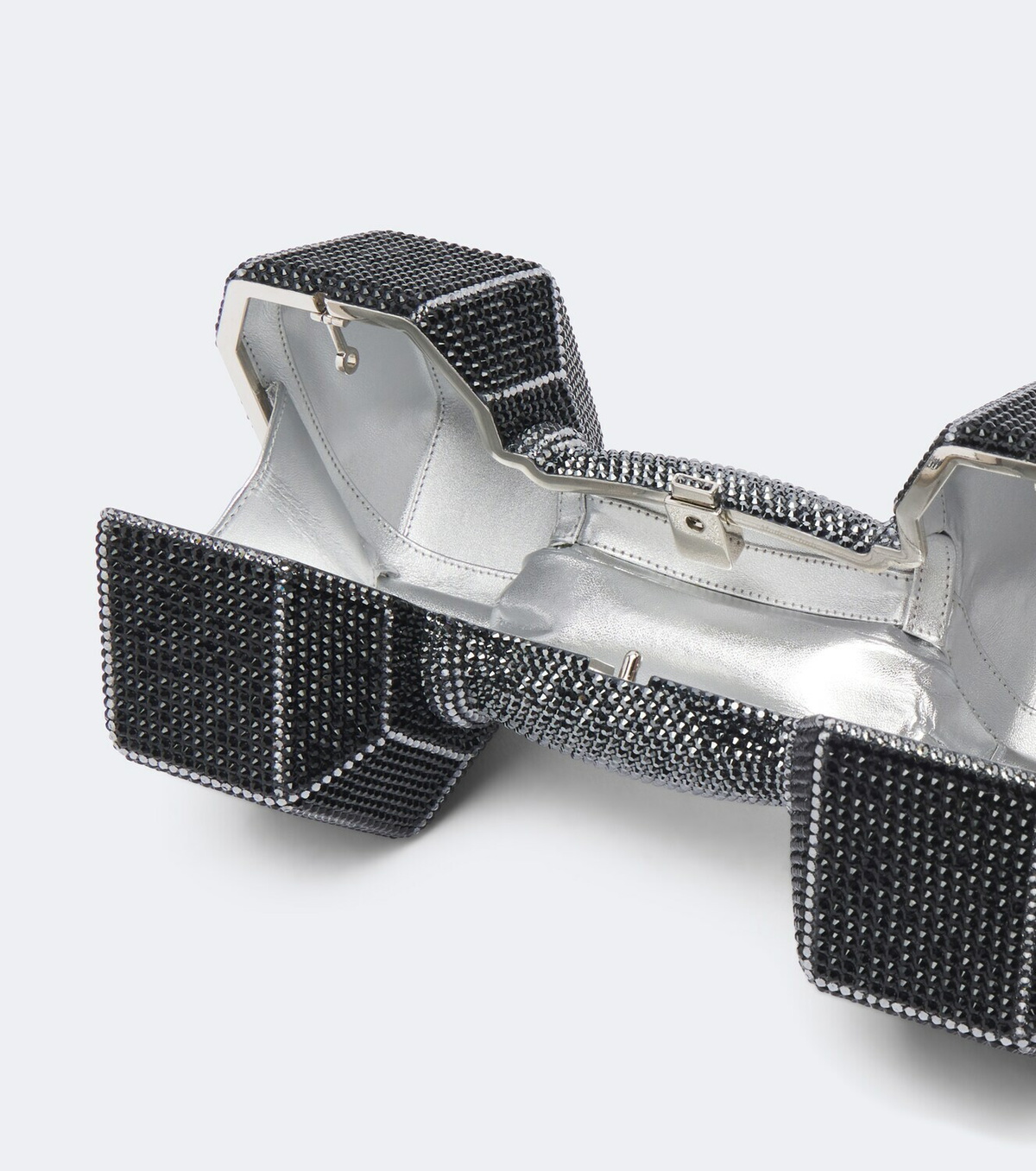 Judith Leiber Couture Dumbbell crystal-embellished clutch