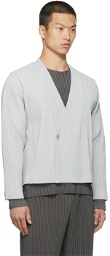 HOMME PLISSÉ ISSEY MIYAKE Grey Tailored Pleats 2 Blazer