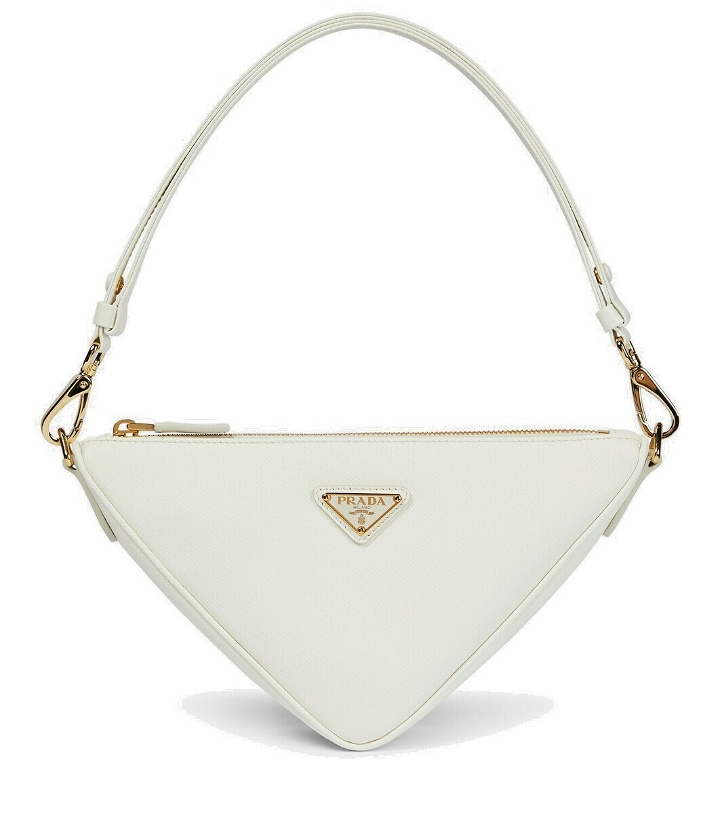 Photo: Prada Triangle leather shoulder bag