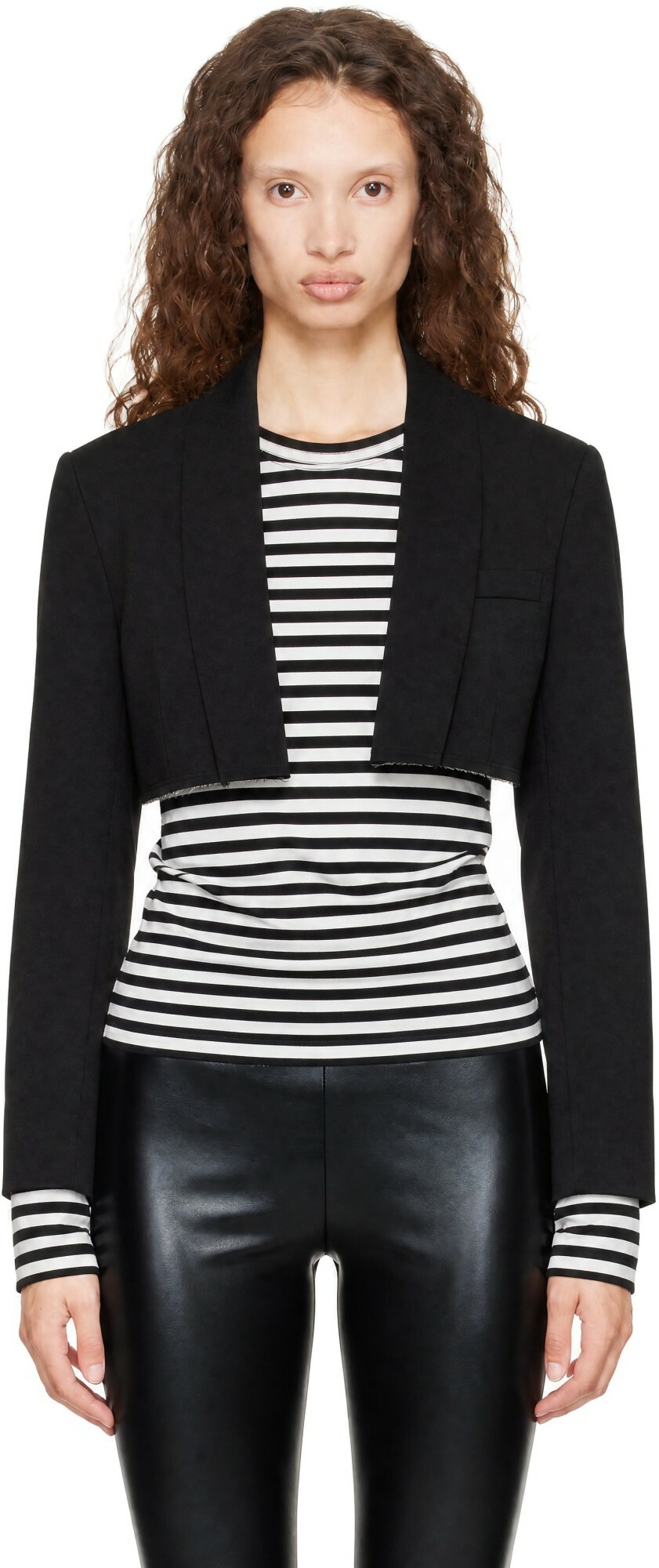 Comme des Garçons Comme des Garçons Black Wool Doeskin Jacket