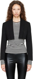 Comme des Garçons Comme des Garçons Black Wool Doeskin Jacket