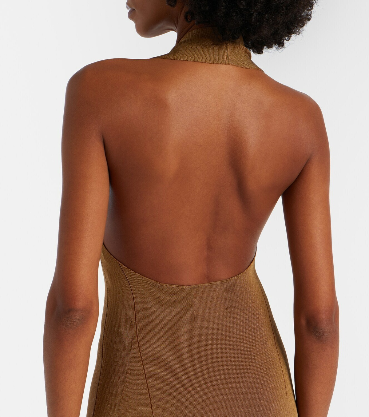 Khaite Mahi halterneck maxi dress