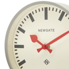 Newgate Clocks M Mantel Railway Clock in Grey