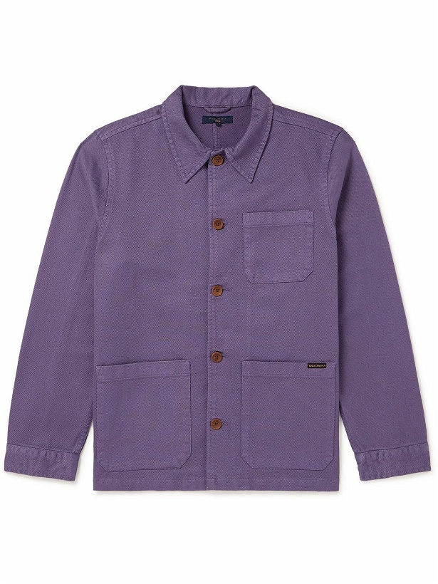 Photo: Nudie Jeans - Barney Slim-Fit Cotton-Twill Jacket - Purple