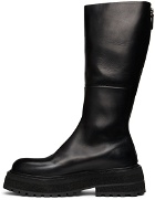 Marsèll Black Carretta Zip-Up Boots