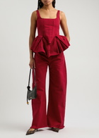 Marques' Almeida Wide-leg Jeans Red