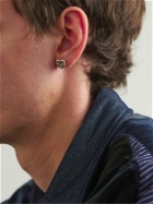 MAPLE - Cross Silver Topaz Earrings