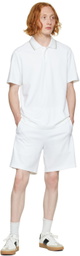 Theory White Ryder Shorts