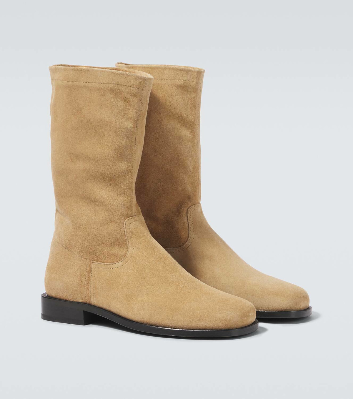 Lemaire Soft Workwear suede ankle boots