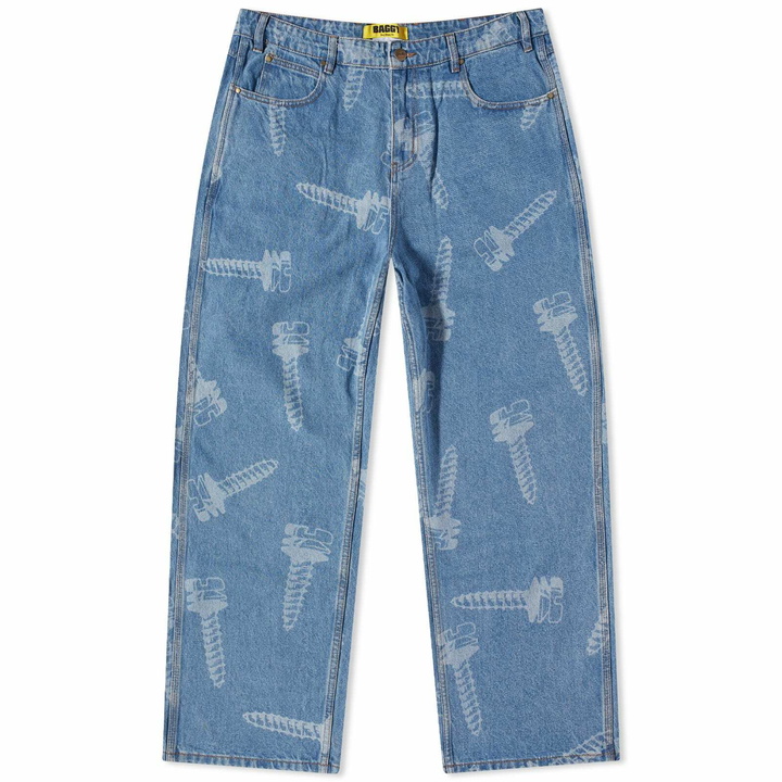 Photo: Butter Goods Men's Screw Denim Jean in Washed Indigo