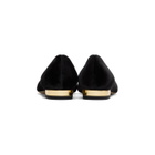 Charlotte Olympia Black Velvet Kitty Flats