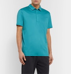 Zimmerli - Slim-Fit Sea Island Cotton-Jersey Polo Shirt - Blue