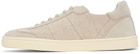 Brunello Cucinelli Taupe Knit Hybrid Sneakers