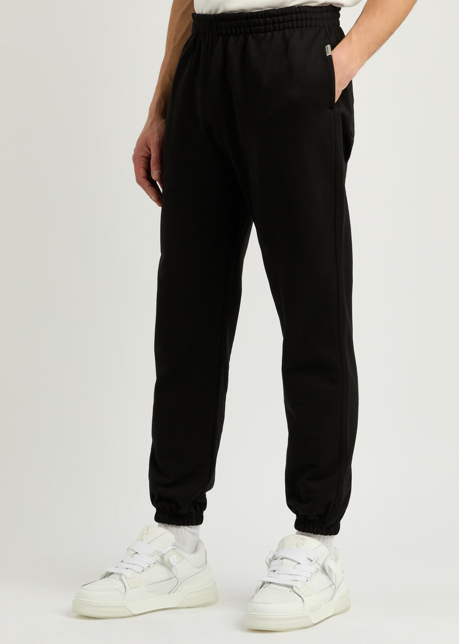 Represent Initial Cotton Sweatpants Black