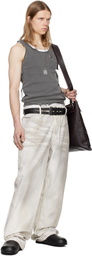 Alexander Digenova Off-White Underground Painter Trousers