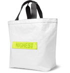 Palm Angels - Logo-Embroidered Coated Woven Tote Bag - White