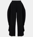 Alaïa Caped wool wide-leg pants