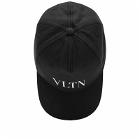 Valentino Men's VLTN Cap in Black/White