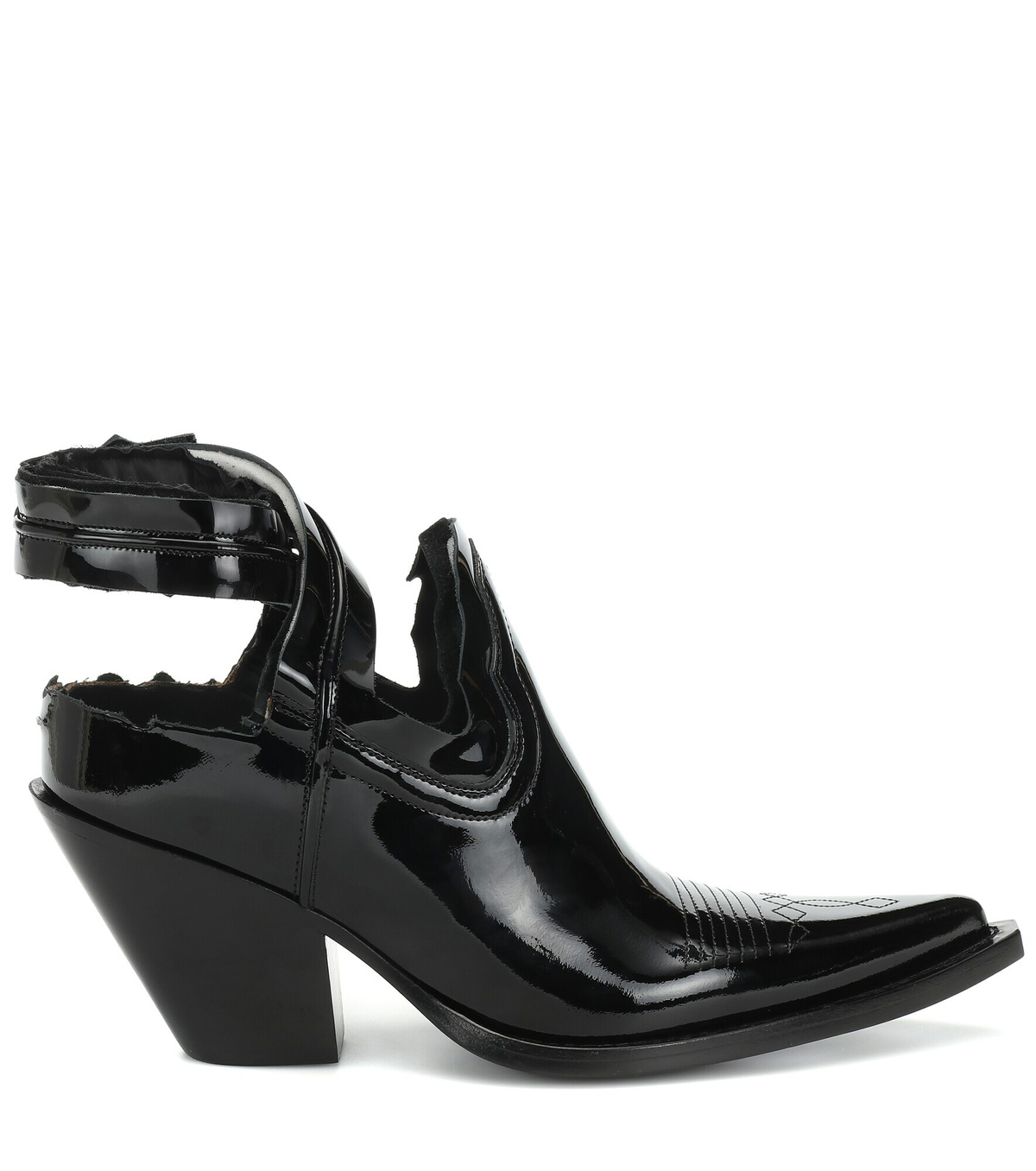 maison margiela patent boots