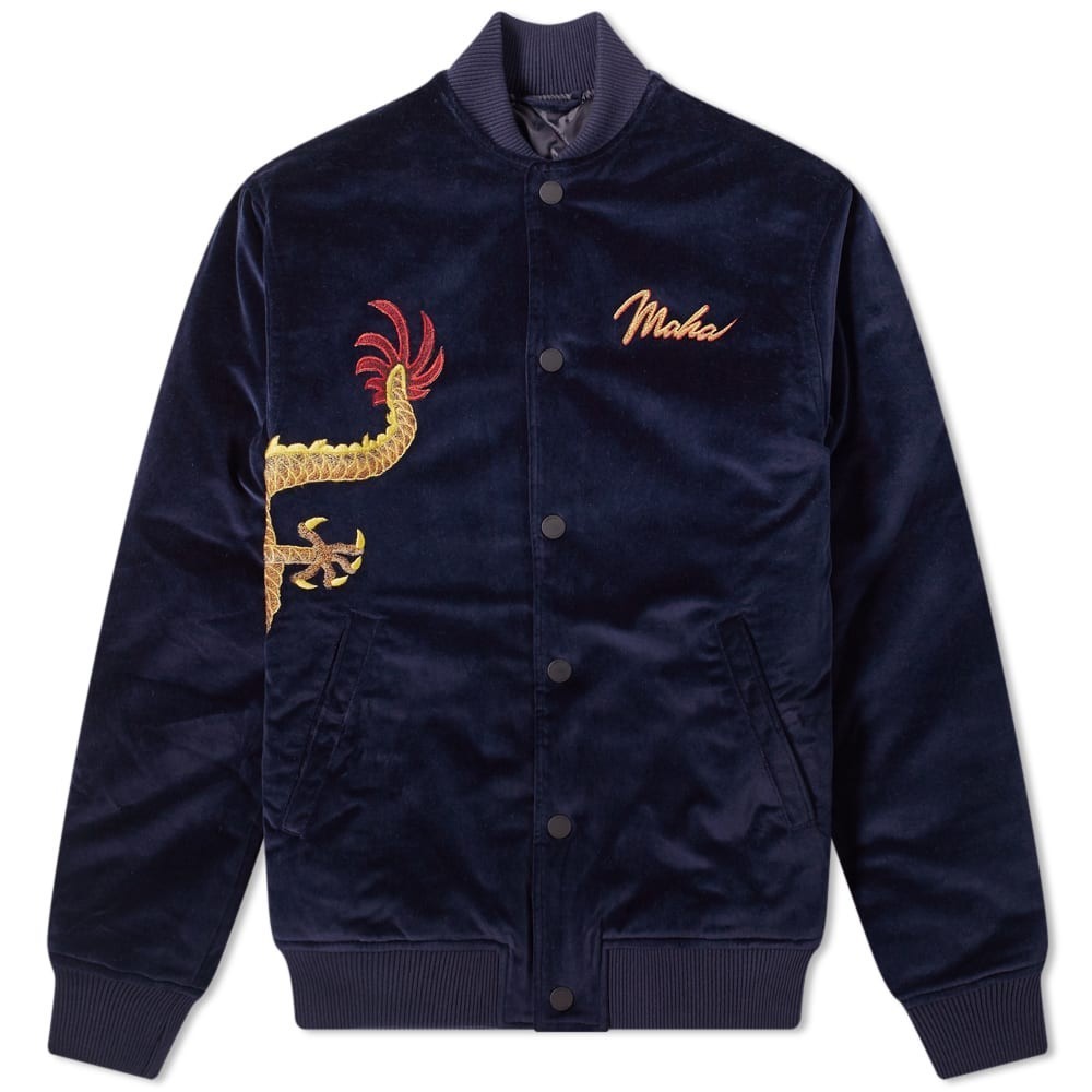 Maharishi Velvet Embroidered Stadium Jacket Maharishi