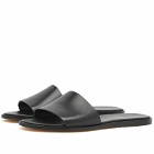 Woman by Common Projects Women's Leather Slides in Black