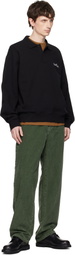 Carhartt Work In Progress Black WIP Label Sweatshirt Polo