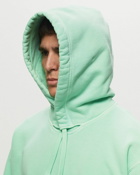 Stone Island Sweat Shirt Textured Cotton Fleece, Garment Dyed 'old' Effect Green - Mens - Hoodies