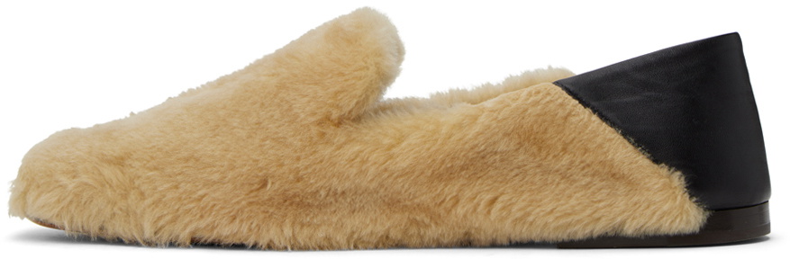 Wales Bonner Beige & Black Symphony Loafers