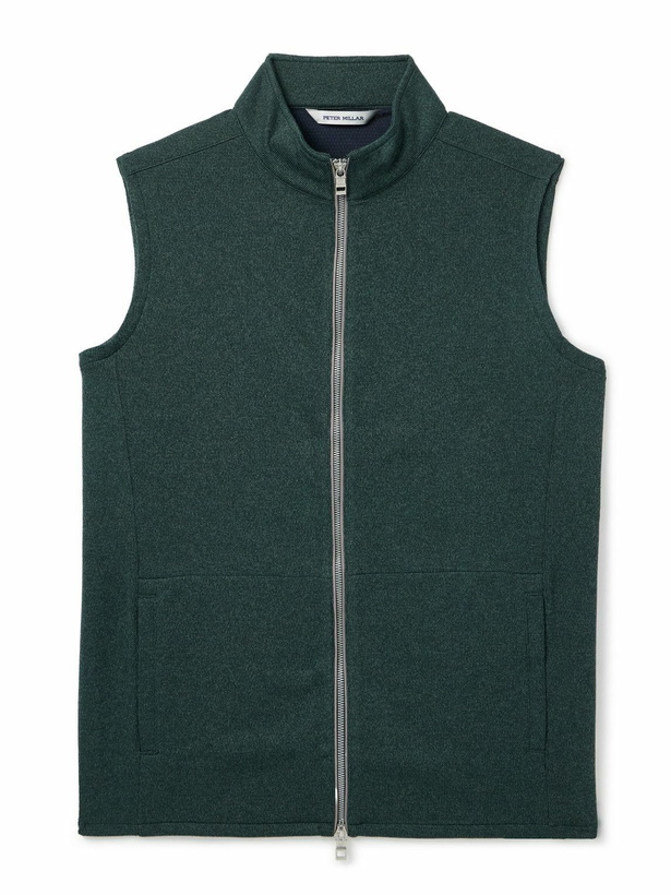 Photo: Peter Millar - Crown Recycled-Fleece Gilet - Green