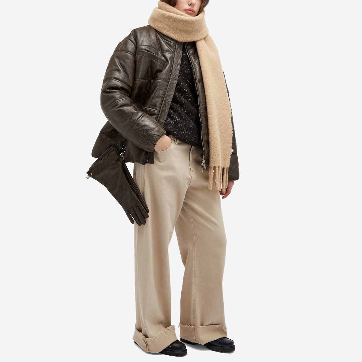 Saks Potts Women's Bloom Coat in Distressed Brown