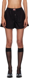 WILLY CHAVARRIA Black 'Willy' Boxer Shorts