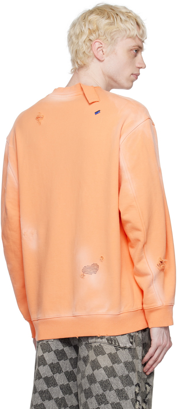 トップス Ader Error Sollec sweatshirt ADER error Orange Sollec Sweatshirt ADER error