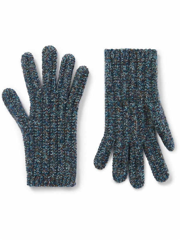 Photo: Loro Piana - Cashmere Gloves - Blue