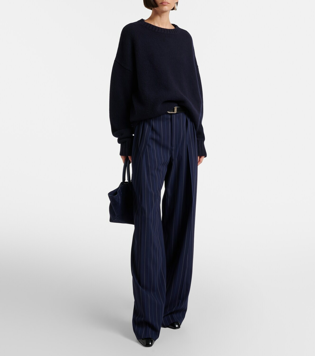 Ralph Lauren Collection Jody wool wide-leg pants