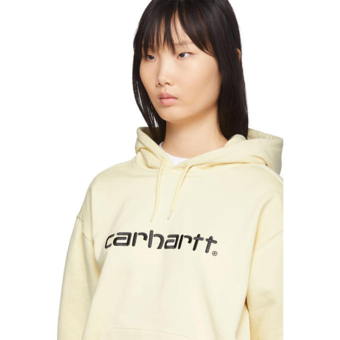 Carhartt Work In Progress Off White Logo Hoodie Carhartt WIP