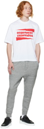 Dsquared2 White Reverse Football T-Shirt