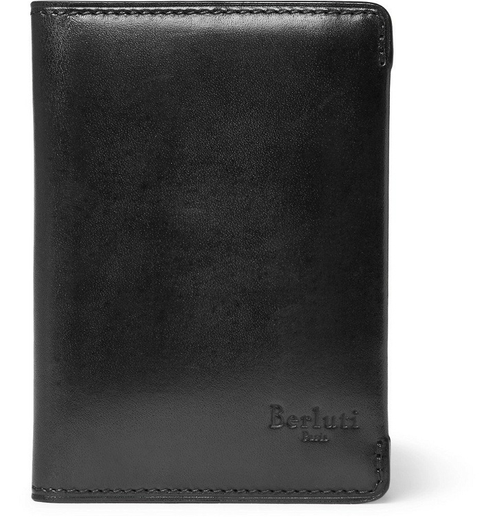 Photo: Berluti - Bifold Leather Cardholder - Men - Black