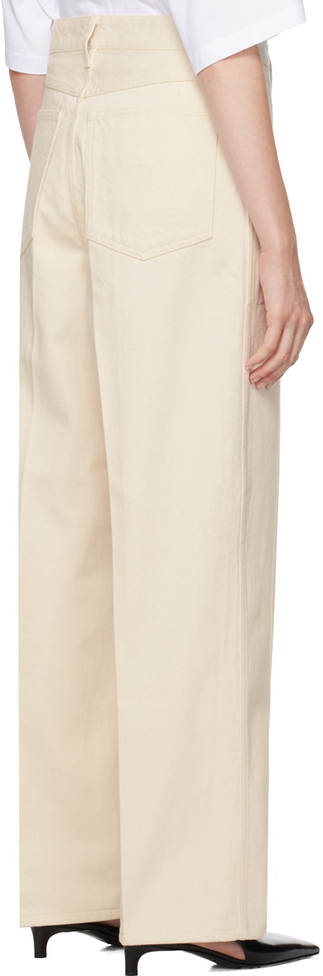 Carven Off-White 5-Pocket Trousers