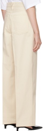 Carven Off-White 5-Pocket Trousers
