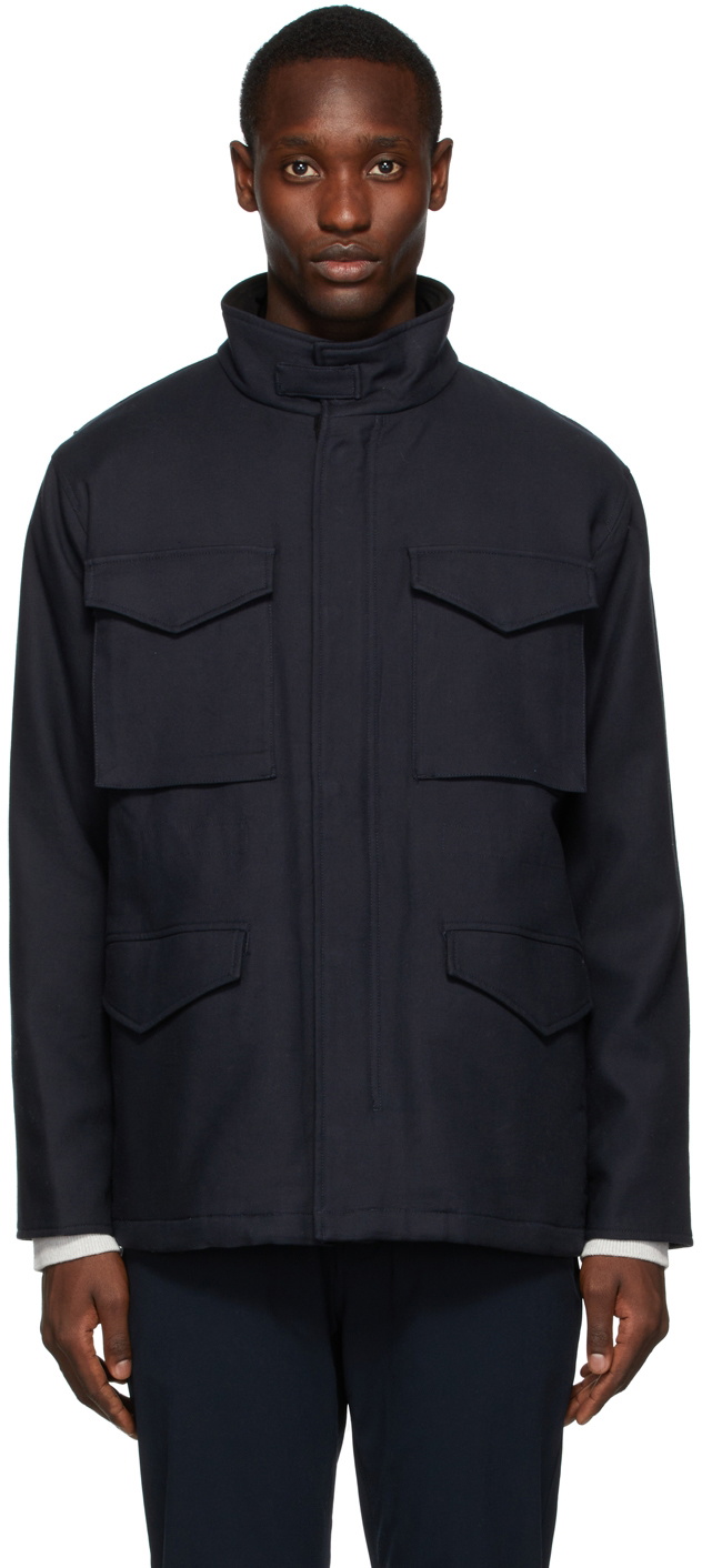 Vince Navy Classic Field Jacket Vince