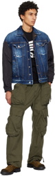 Dsquared2 Green Drawstring Cargo Pants