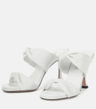 Aquazzura Twist 95 leather sandals