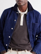 Drake's - Merino Wool-Jersey Polo Shirt - Brown