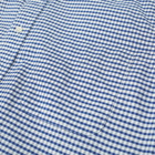 Beams Plus Men's Button Down Oxford Gingham Shirt in Blue