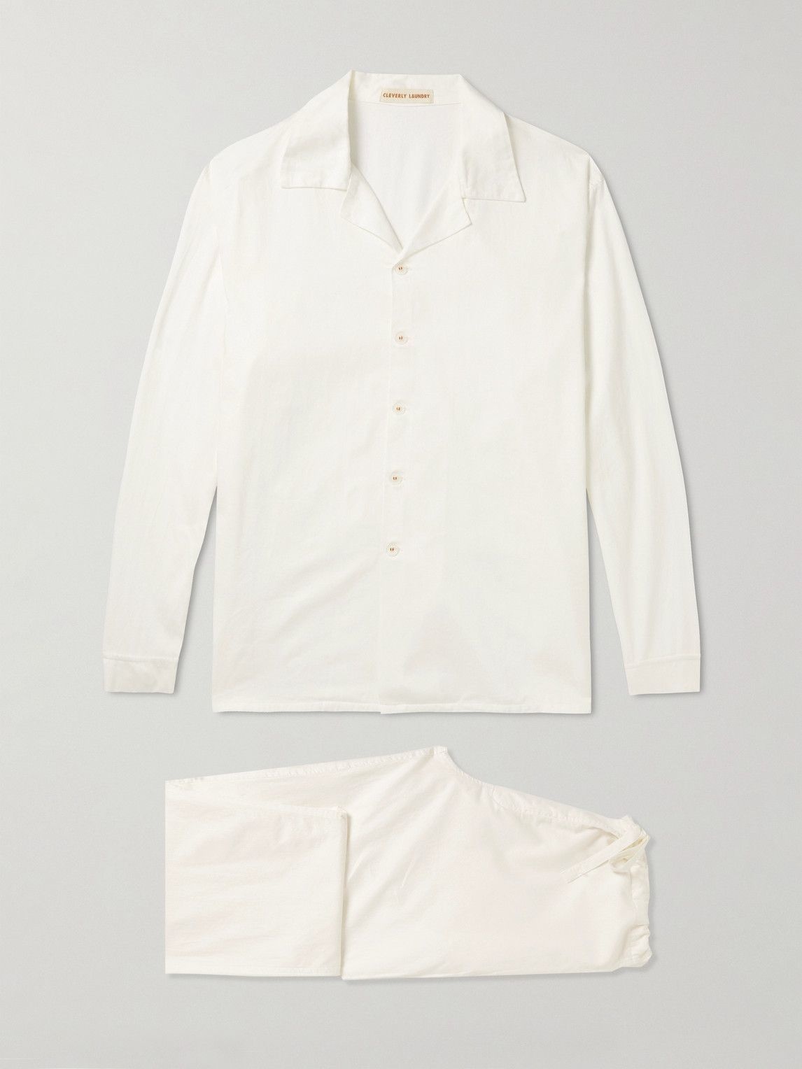 Photo: Cleverly Laundry - Superfine Cotton Pyjama Set - White