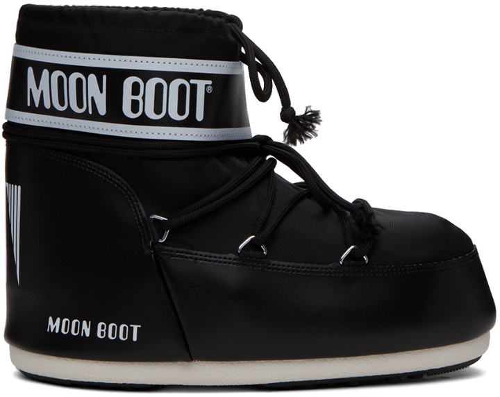 Photo: Moon Boot Black Icon Low Boots