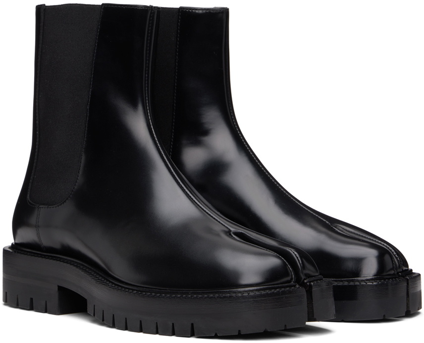 Maison Margiela Black Tabi Chelsea Boots