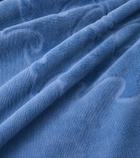 Loro Piana Crest cotton terry beach towel