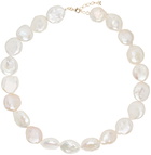 Mateo White Baroque Pearl Strand Necklace