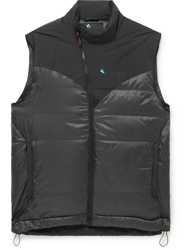 Photo: Klättermusen - Liv 2.0 Quilted Recycled Shell Down Gilet - Black